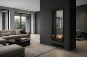 Fame Vertical Doorkijkhaard Met Volle Glas