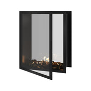 Fame Vertical Doorkijkhaard Met Volle Glas