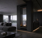 Fame Vertical Doorkijkhaard Met Volle Glas