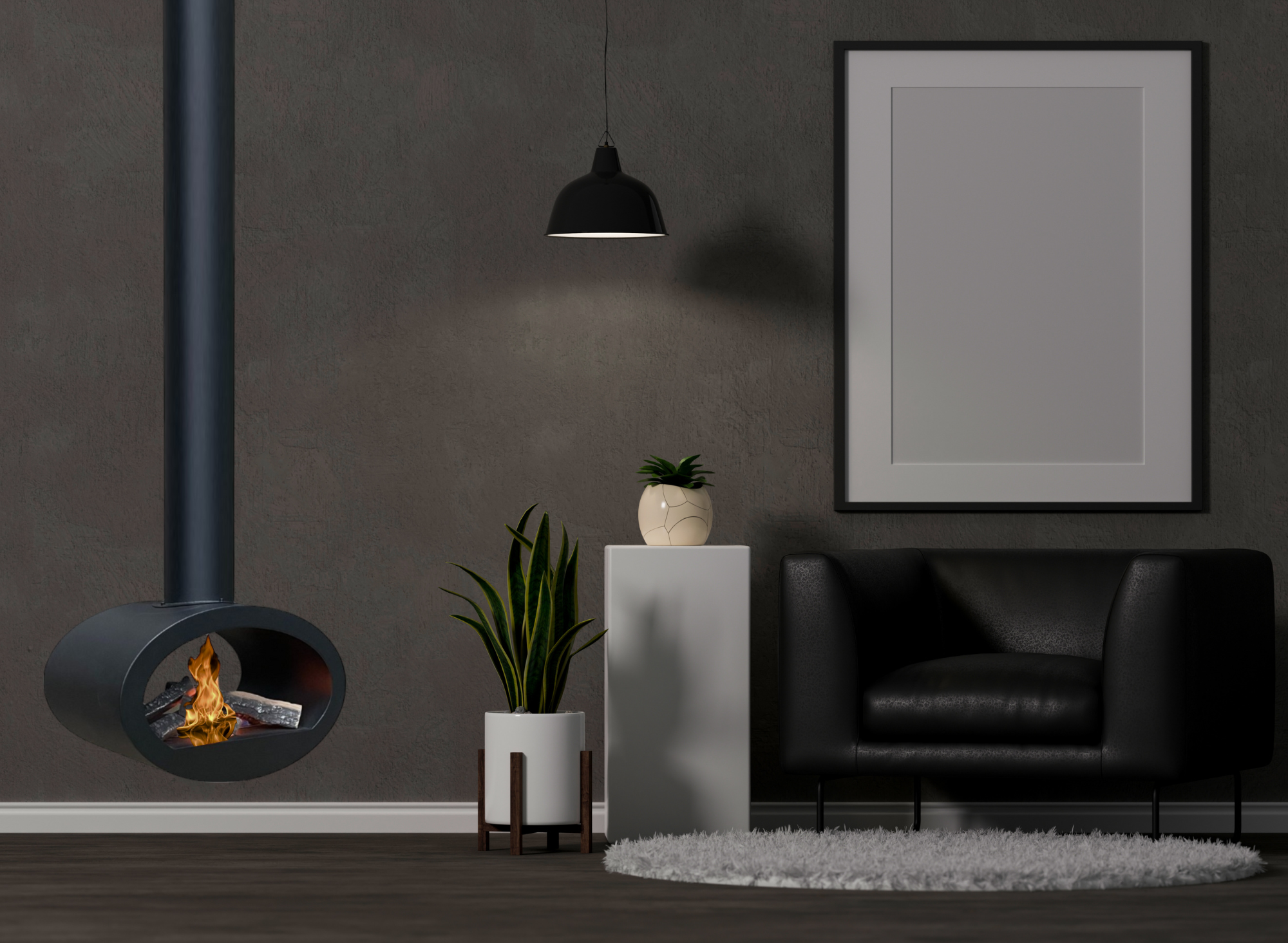 Gyumri Bio Ethanol Plafondhaard D65 CM KAMI