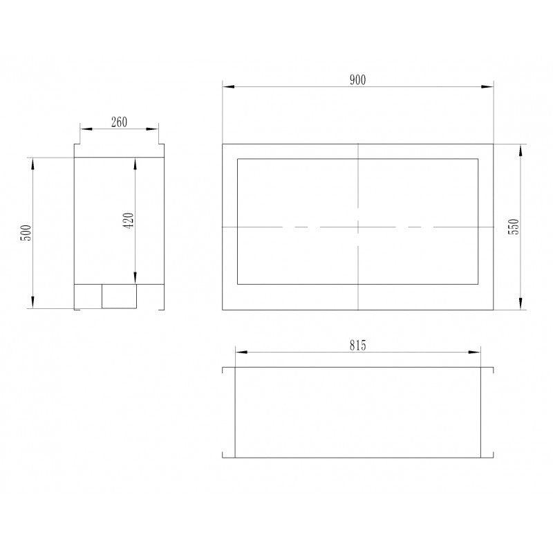 Laz Bio-Ethanol Doorkijkhaard 90 CM