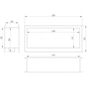 Laz Bio-Ethanol Doorkijkhaard 120 CM