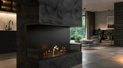 Made Driezijdig inbouwhaard sfeerbeeld interieur