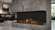 Made Driezijdig inbouwhaard sfeerbeeld interieur
