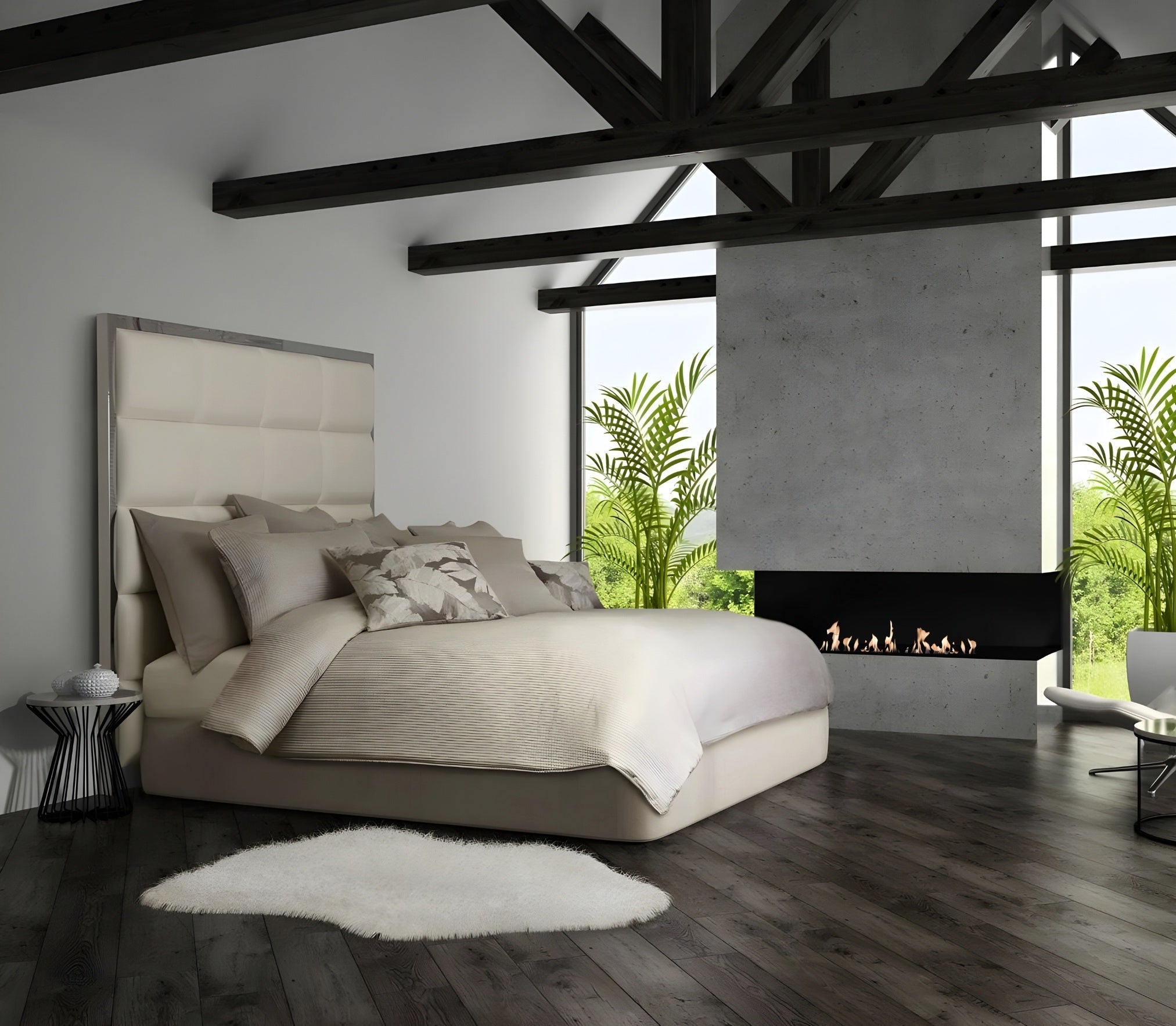 Made Driezijdig Inbouwhaard 90 cm - Holdbarefires