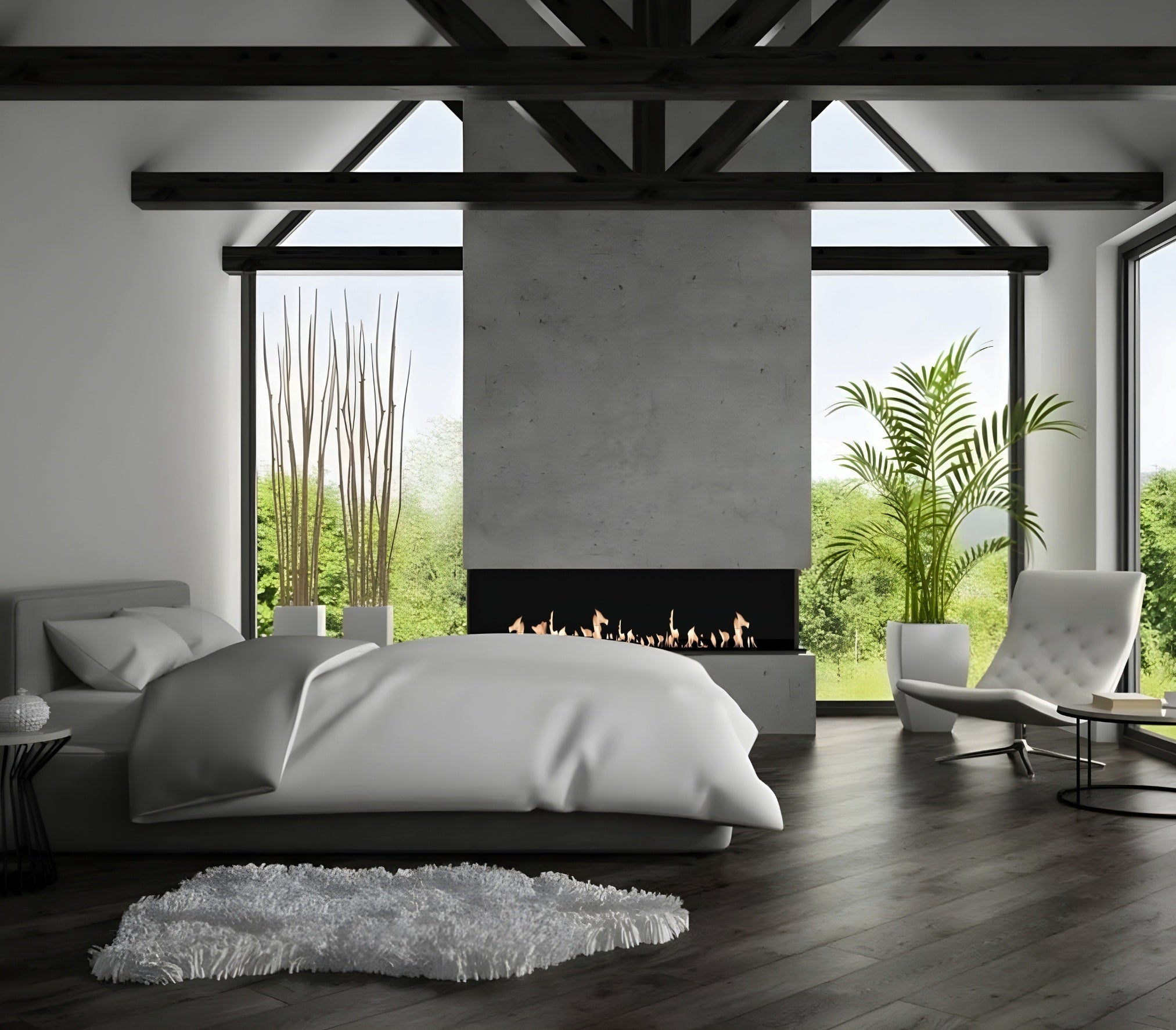 Made Driezijdig Inbouwhaard 160 cm - Holdbarefires