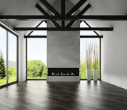 Made Driezijdig Inbouwhaard 90 cm - Holdbarefires
