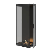 Made driezijdig roomdivider volle glas 60 x 160 cm
