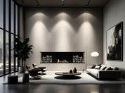 Main Deluxe Double Inbouwhaard 200 cm - Holdbarefires