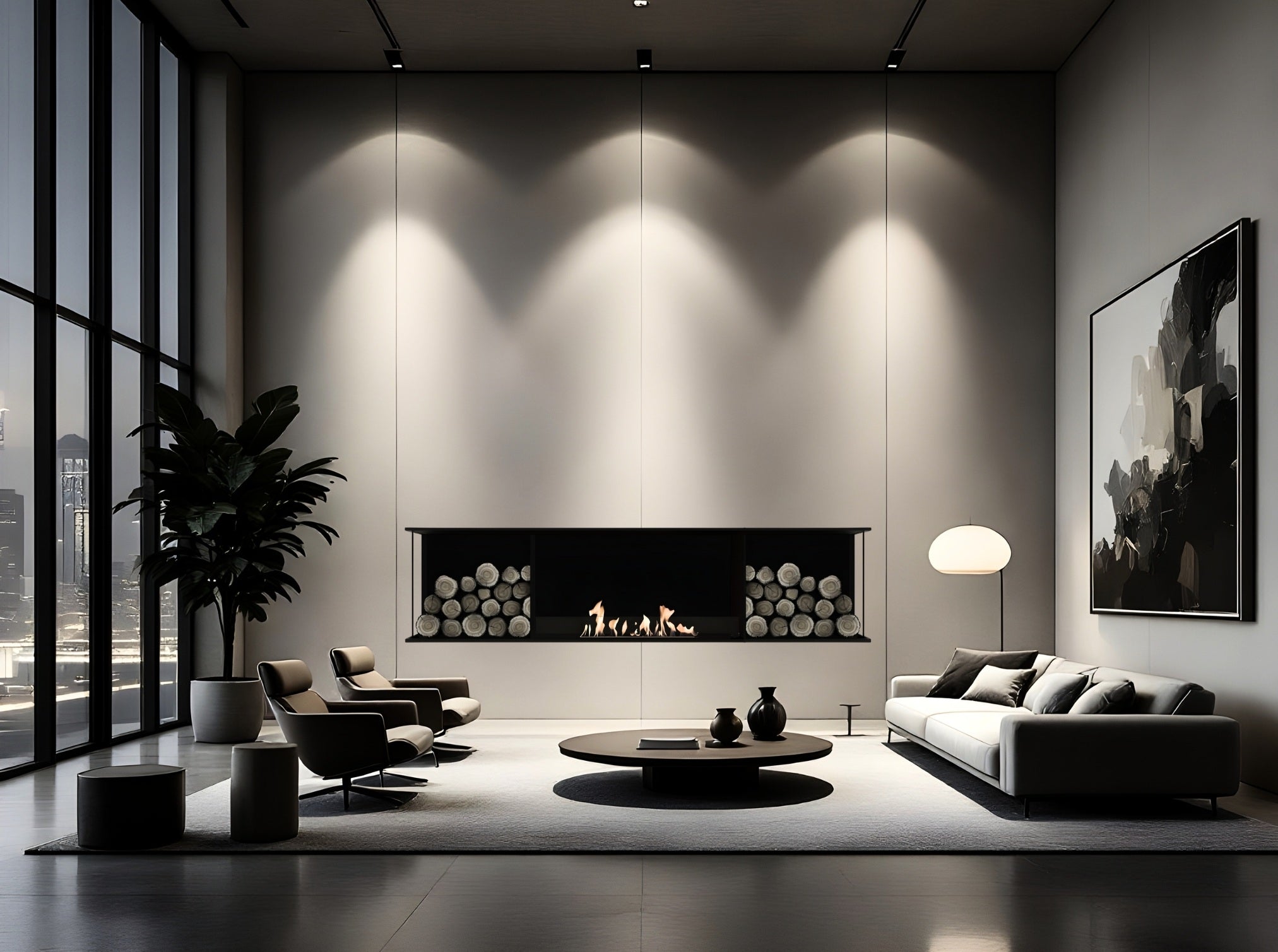 Main Deluxe Double Inbouwhaard 160 cm - Holdbarefires