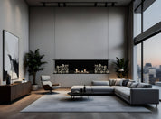 Main Deluxe Double Inbouwhaard 200 cm - Holdbarefires