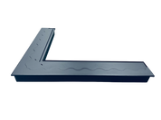 Mella PRO Wave Bio Ethanol Hoekbrander 123 X 68,5 CM