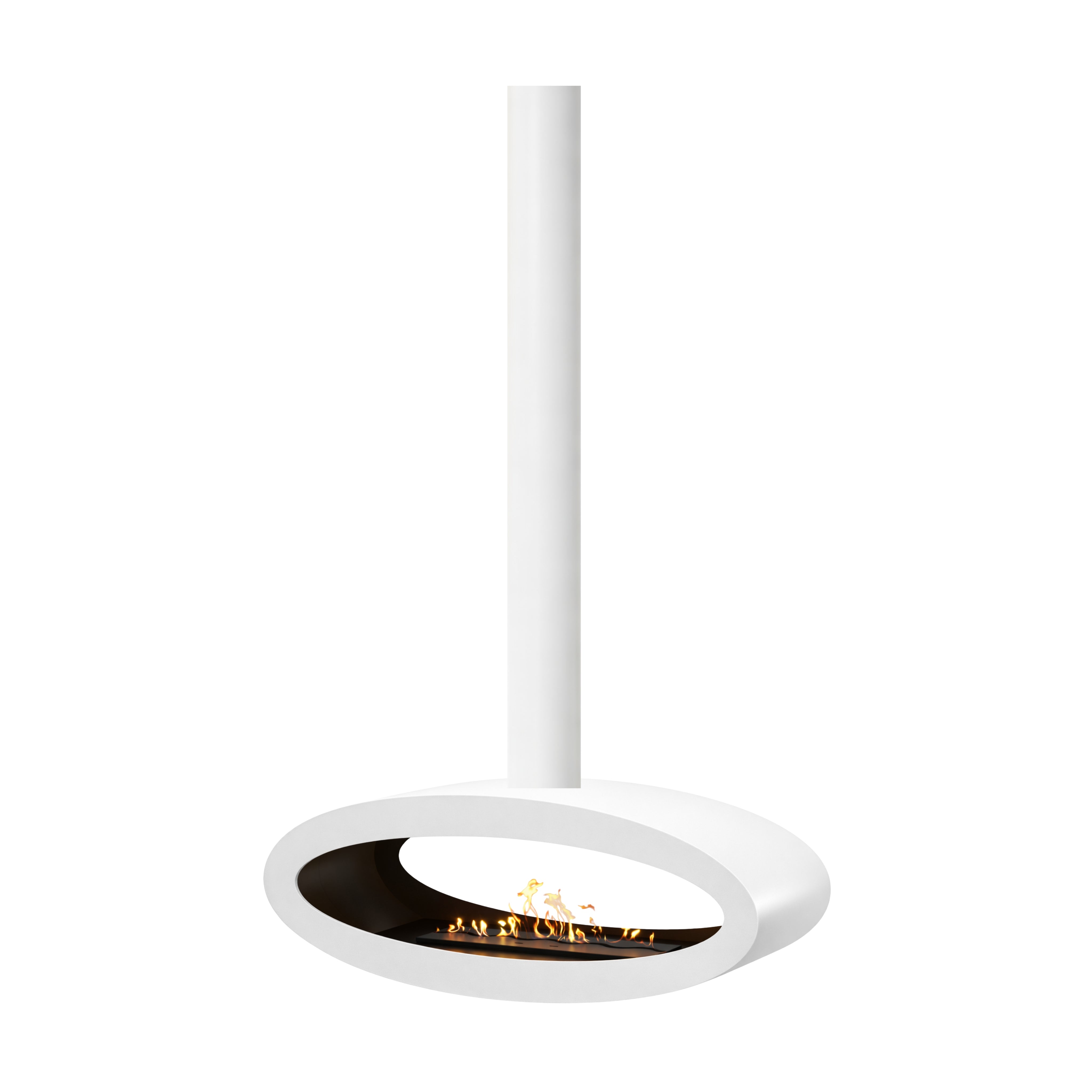 Ova Tube plafondhaard wit 100 cm Doorkijk