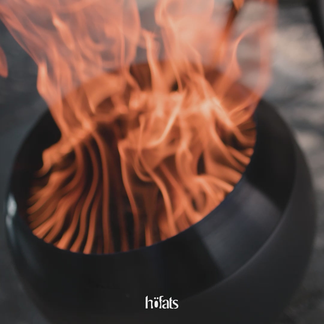 höfats MOON 45 Vuurset Flex Volledig Zwart