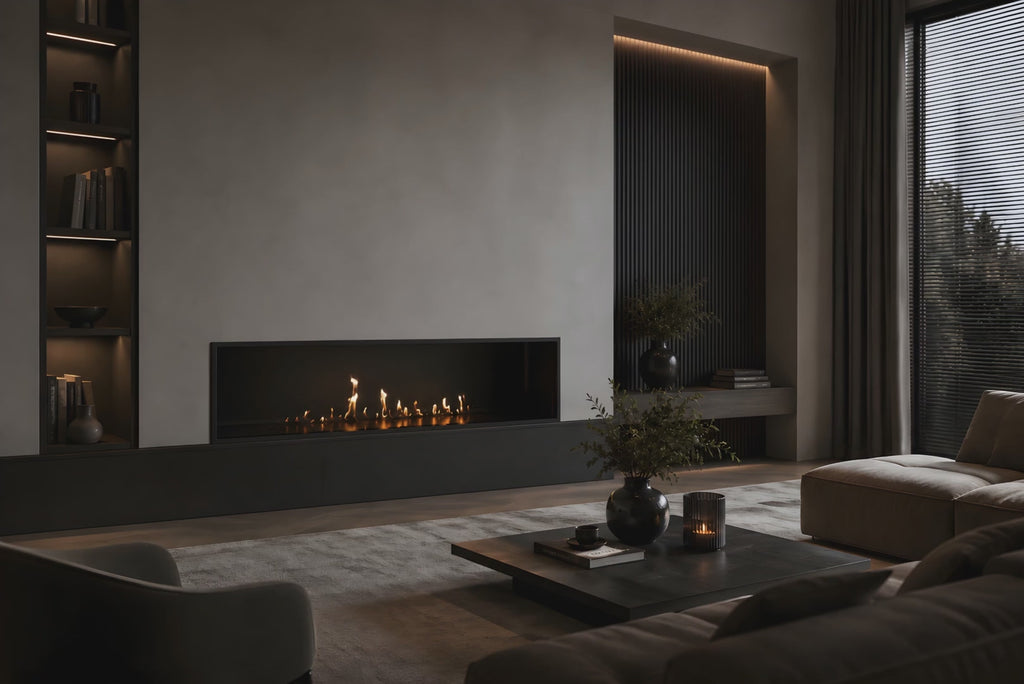 Wild Flame bio-ethanol haard in werking