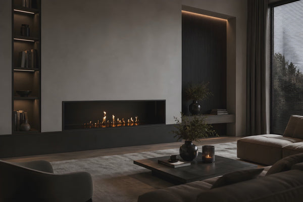 Wild Flame bio-ethanol haard in werking