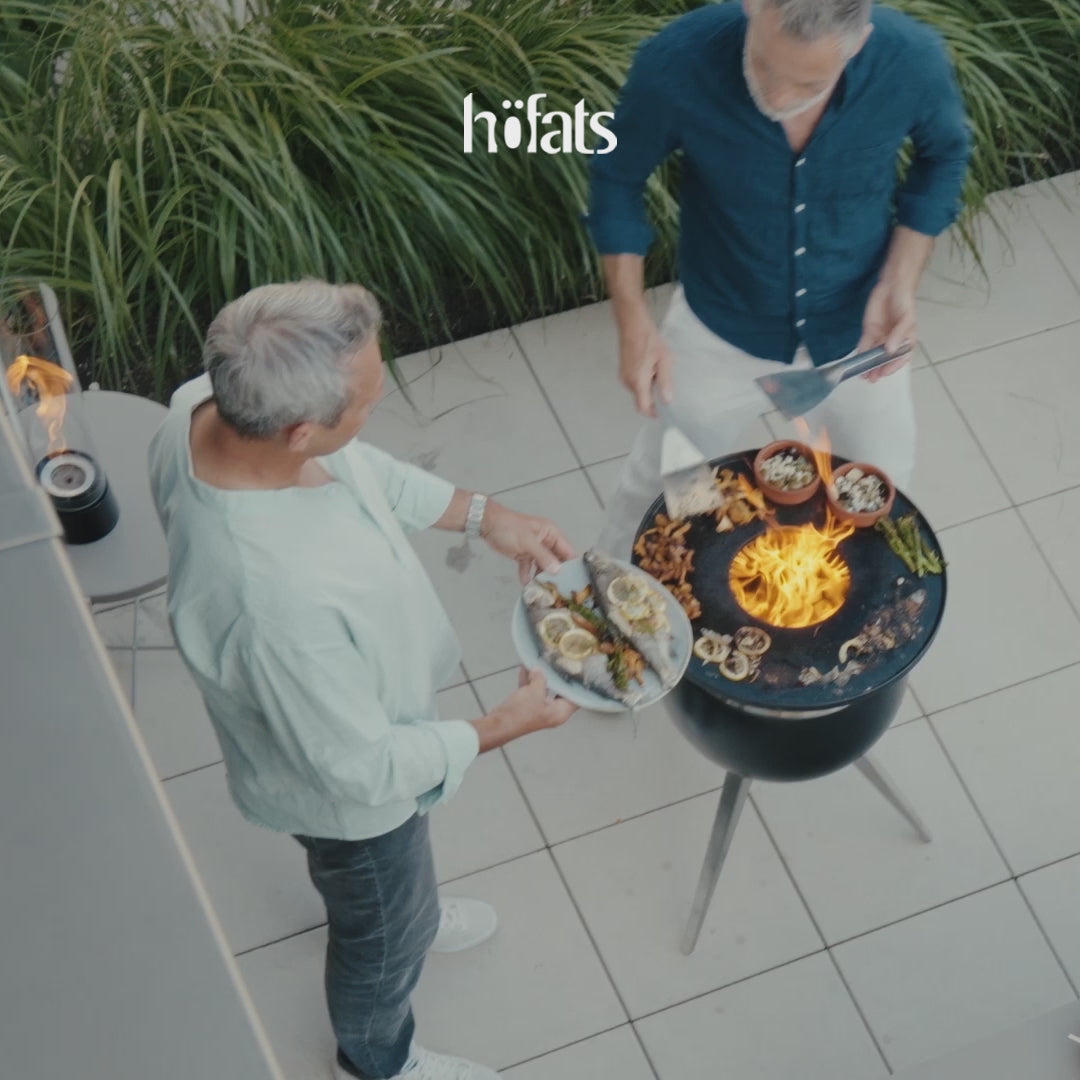 höfats MOON 45 Plancha Grillset Laag