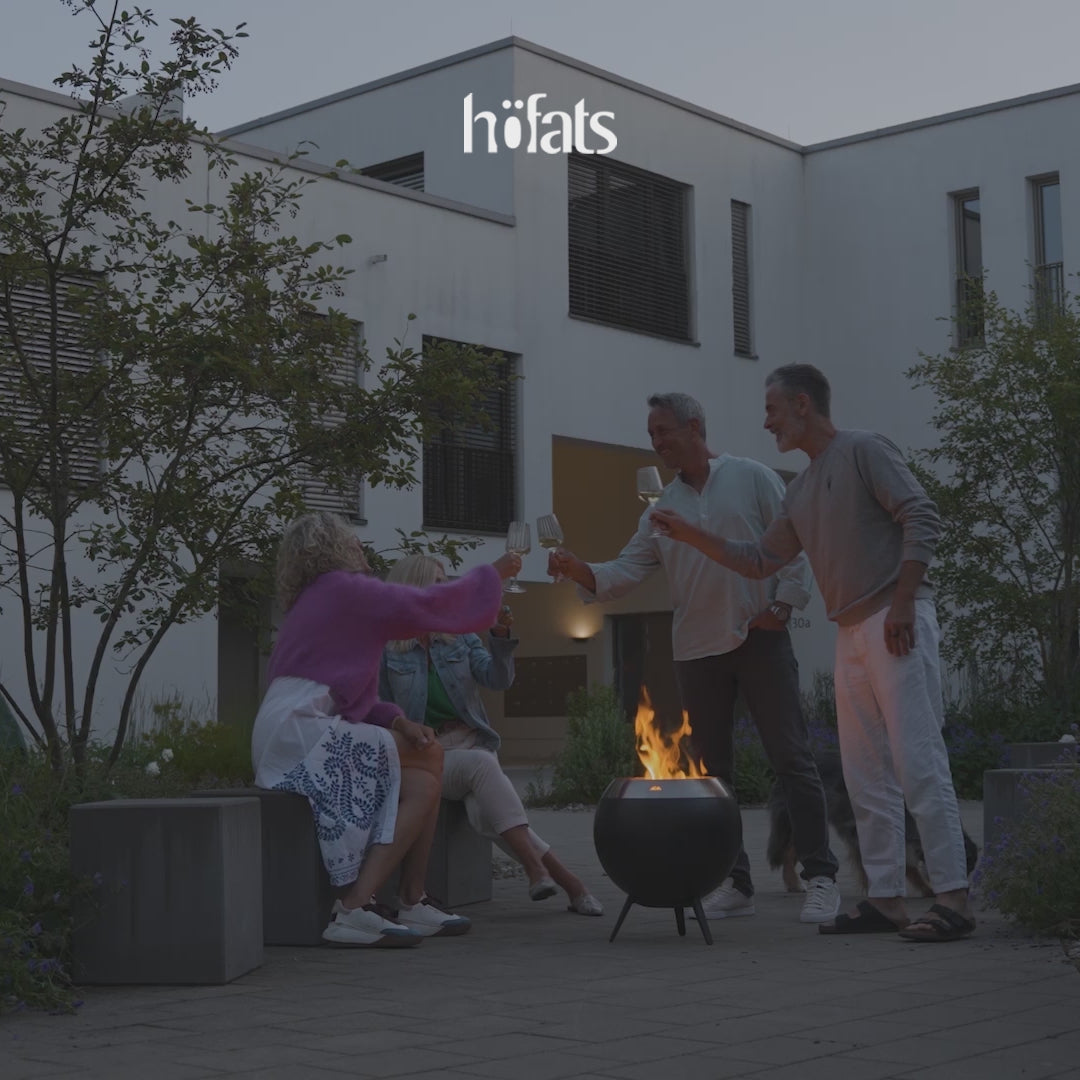 höfats MOON 45 Vuurset Flex Volledig Zwart