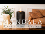 Planika Mandala Vrijstaande ethanol Haard Binnen & Buiten