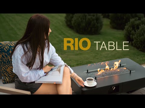 Planika Rio Table – Gashaard & Design Tafel in Één