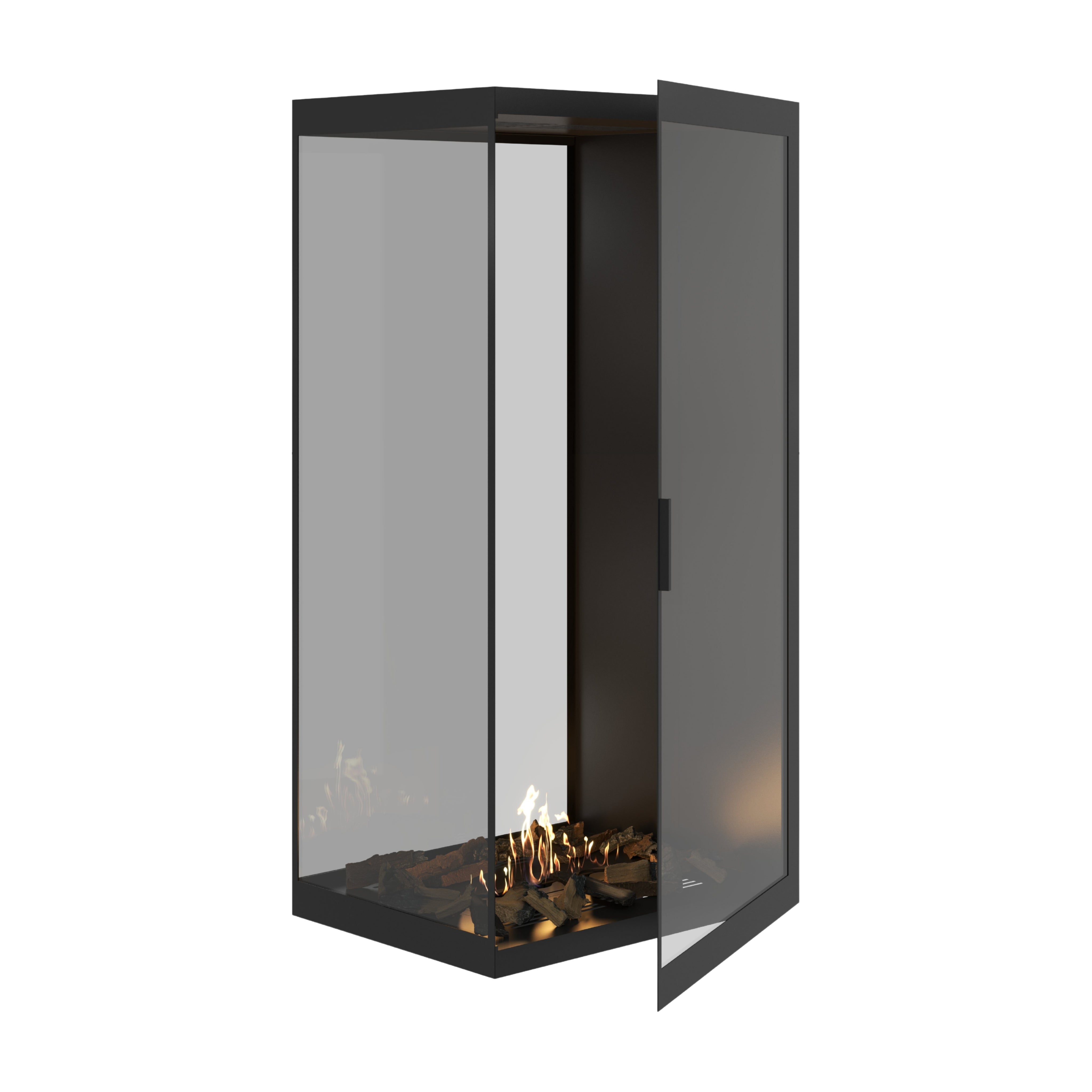 Saint roomdivider volle glas doorkijk 80 x 160 cm