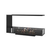 Saint U-vorm driezijdige inbouwhaard 110 cm