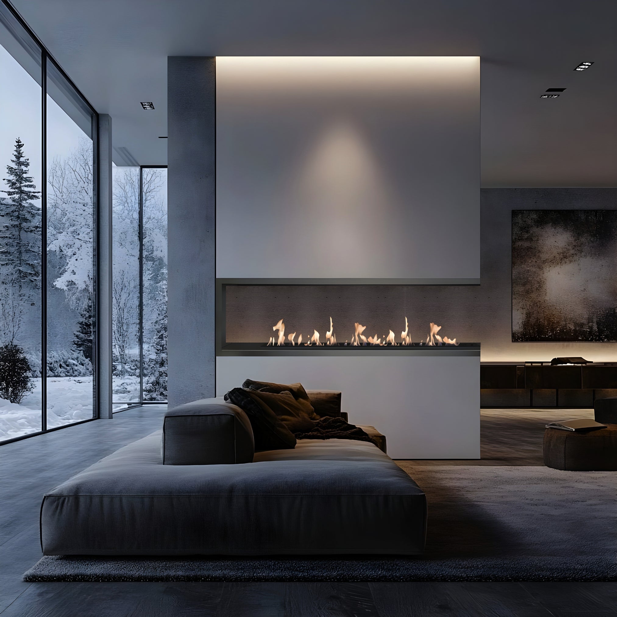 Saint U Vorm Driezijdig Inbouwhaard 70 cm - Holdbarefires