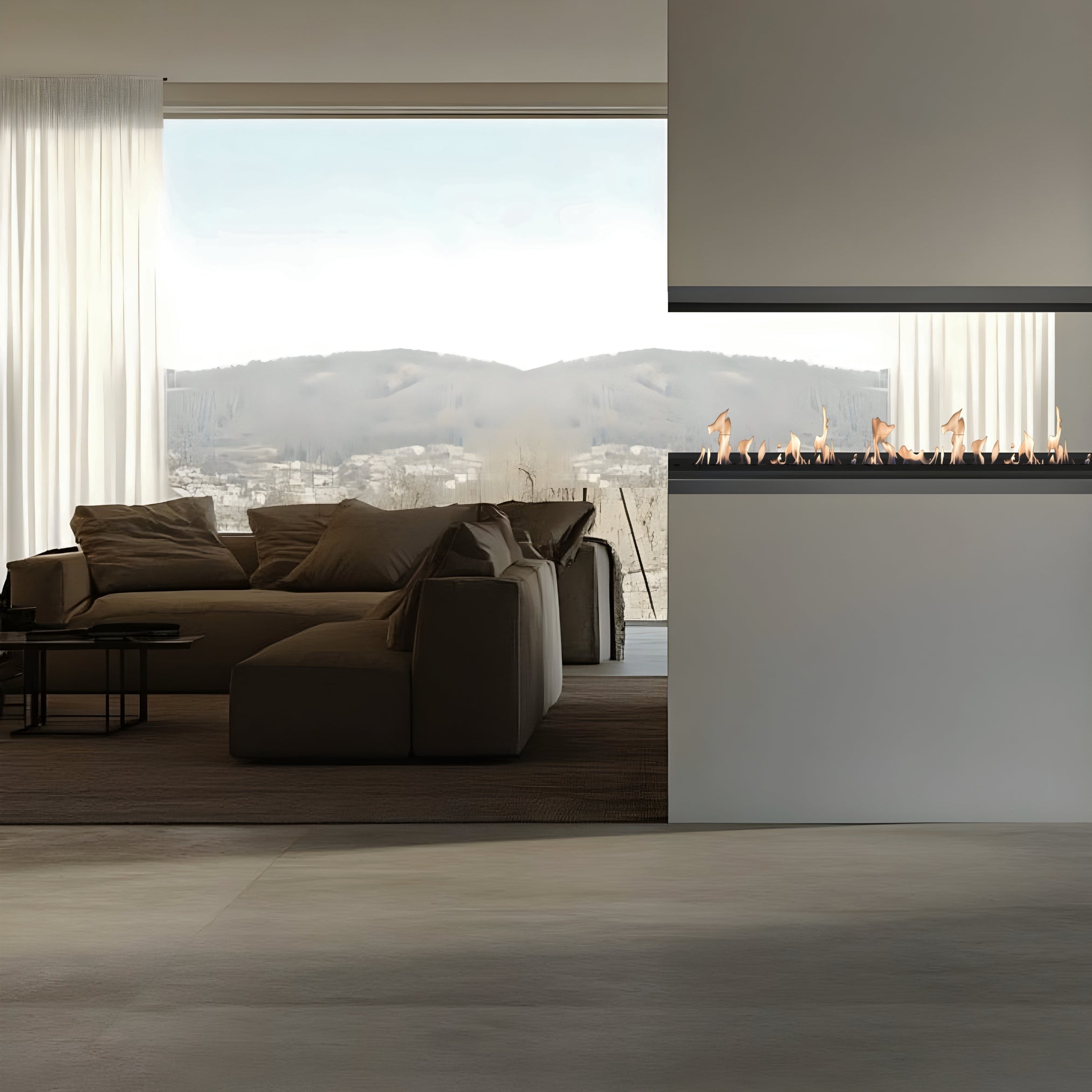 Saint U Vorm Driezijdig Inbouwhaard 70 cm - Holdbarefires