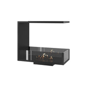 Saint U-vorm driezijdige inbouwhaard 70 cm