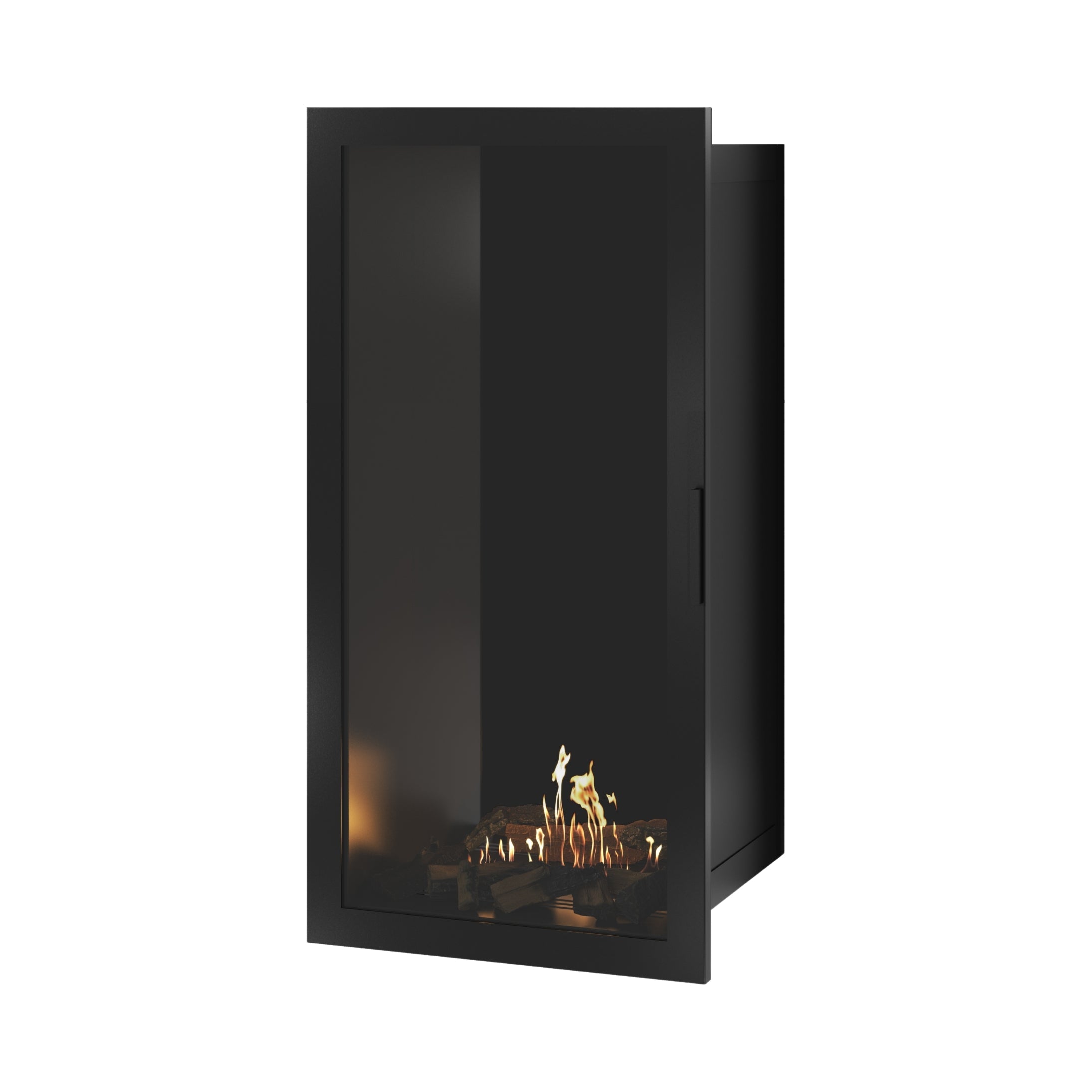 Selected Vertical Bio-ethanol Inbouwhaard Volle Glas – Enkelzijdig