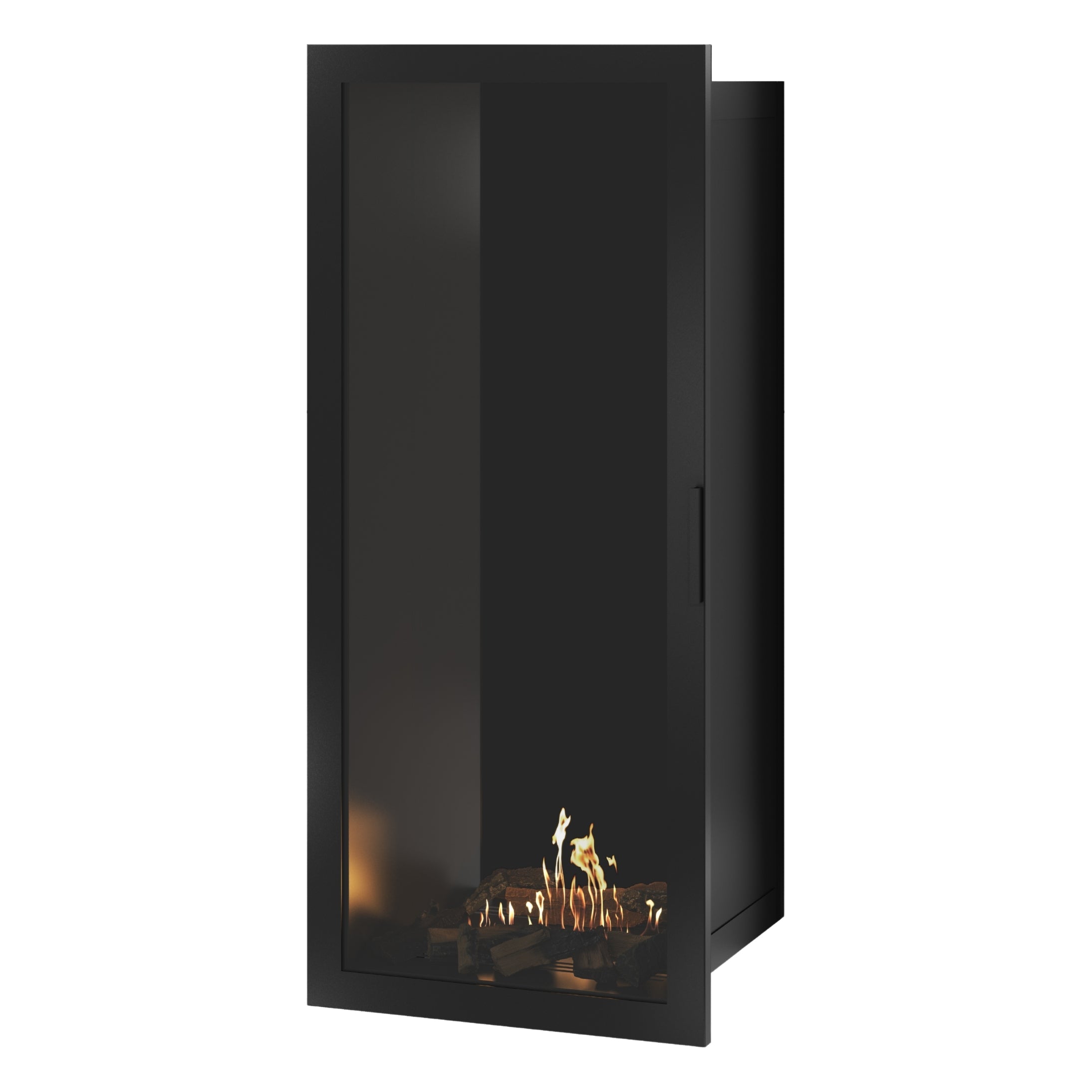 Selected Vertical Bio-ethanol Inbouwhaard Volle Glas – Enkelzijdig
