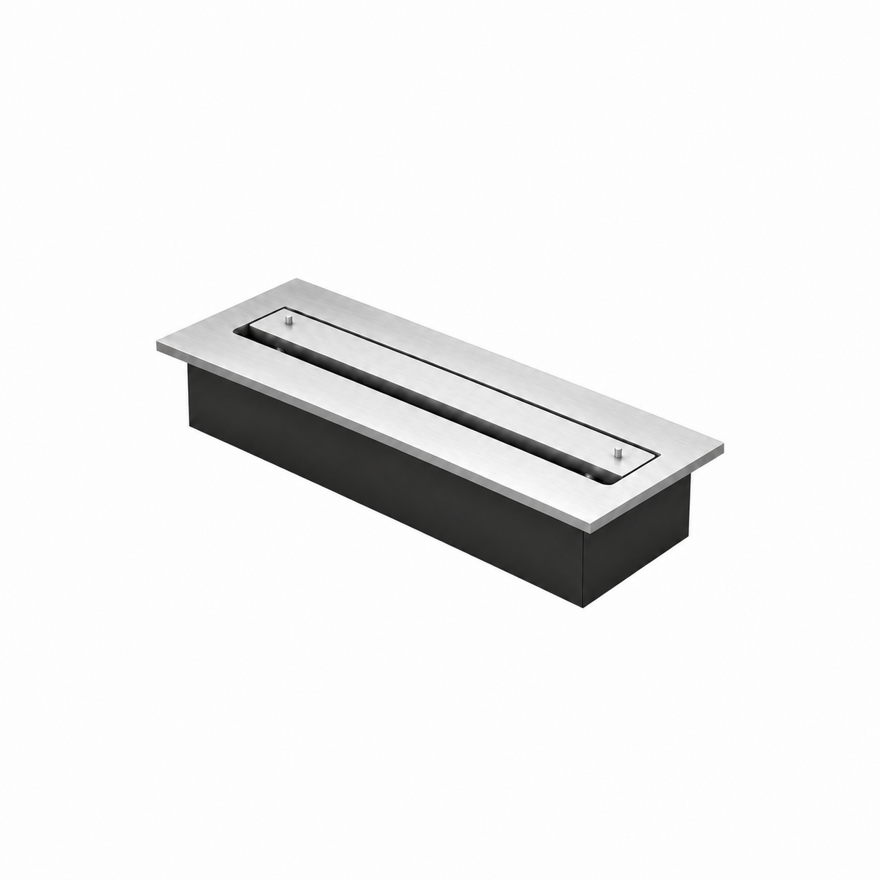 Solo Line inbouwbrander rvs