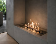 Solo Zigzag inbouwbrander rvs