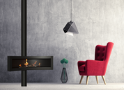 Tobav Curve Bio Ethanol Plafondhaard 120 CM